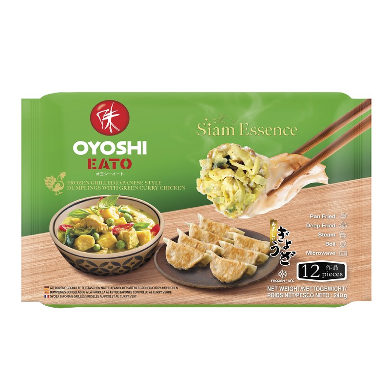 โอโยชิ อีทโตะ สยาม เอสเซนส์ เกี๊ยวซ่า ไส้แกงเขียวหวานไก่
